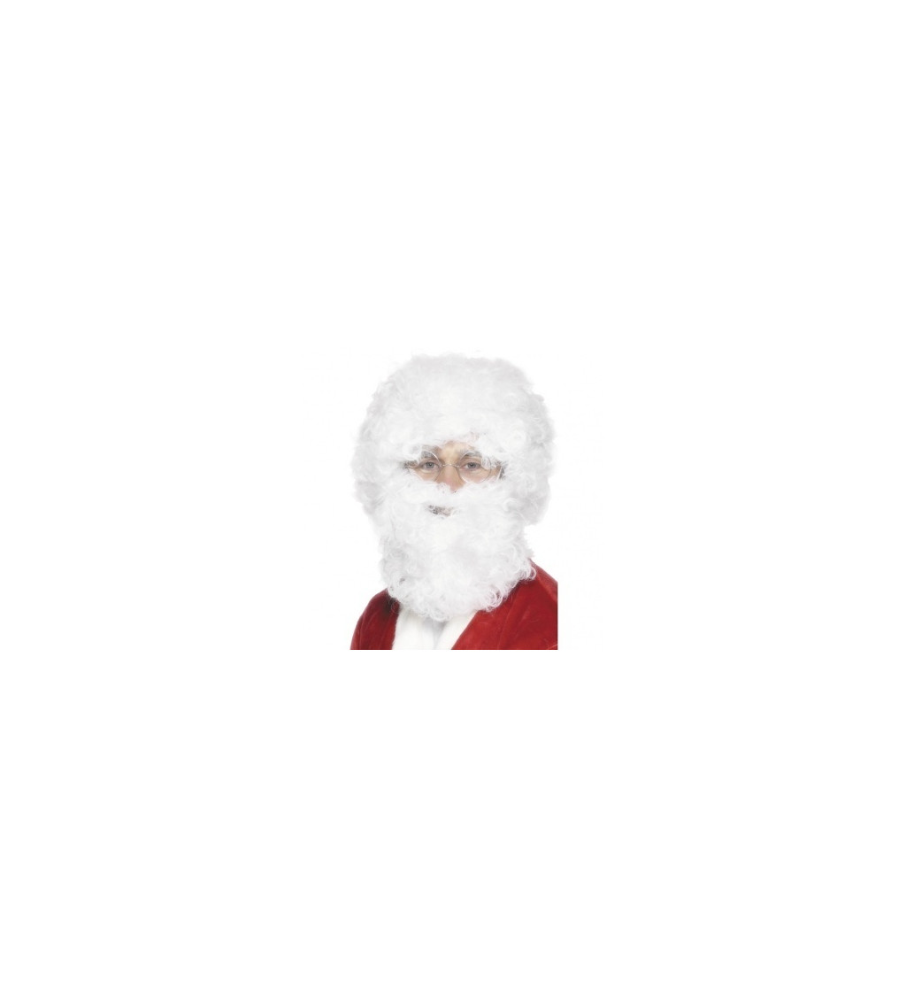 Paruka a vousy v sadě - Santa Claus