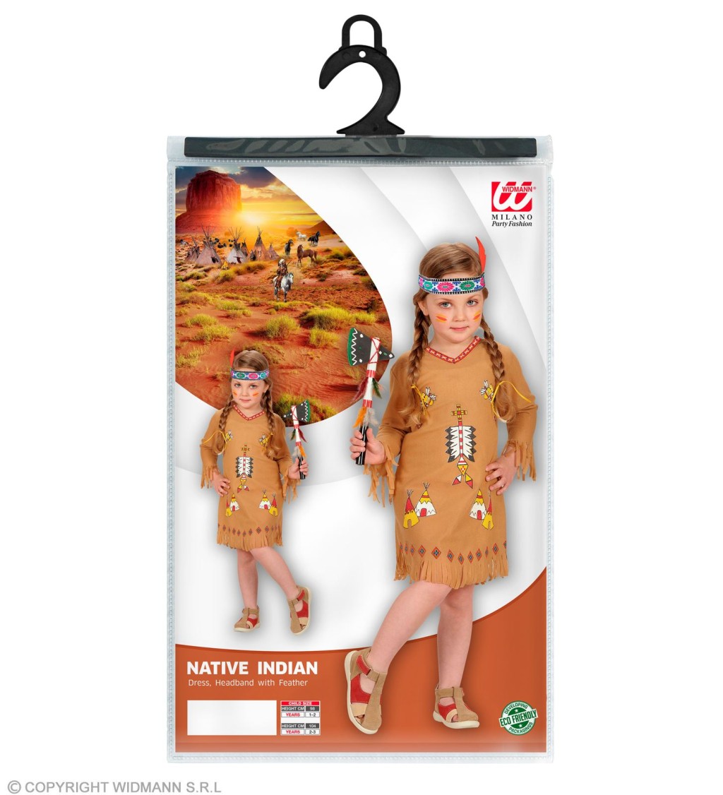 Dětský kostým Indiánka II