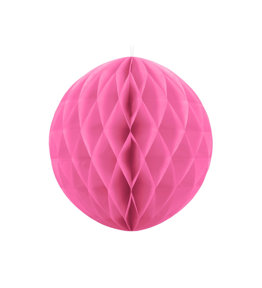 Dekorační koule - růžová, 20 cm