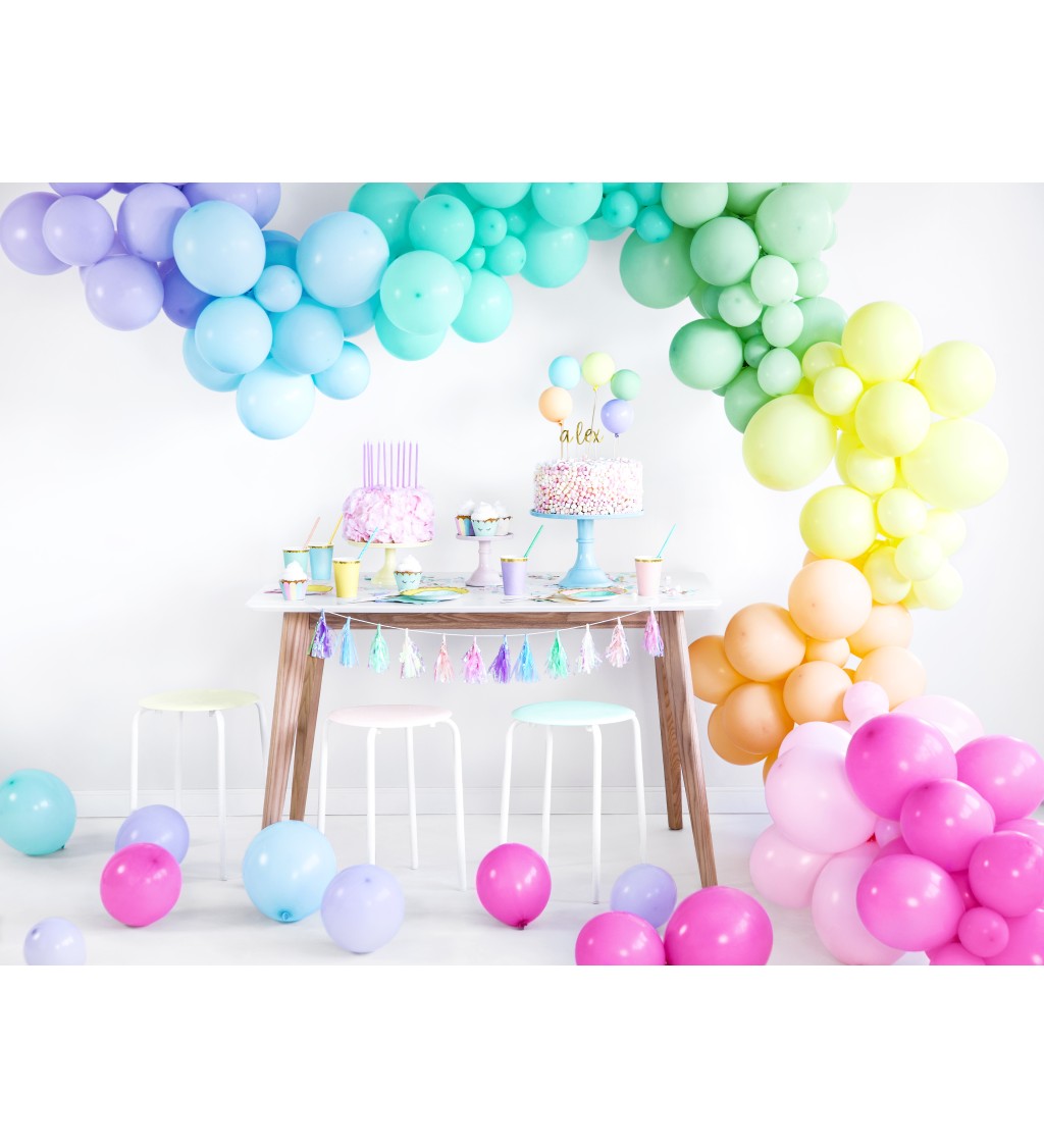 Balónek Strong - pastelově pistáciové, 30 cm
