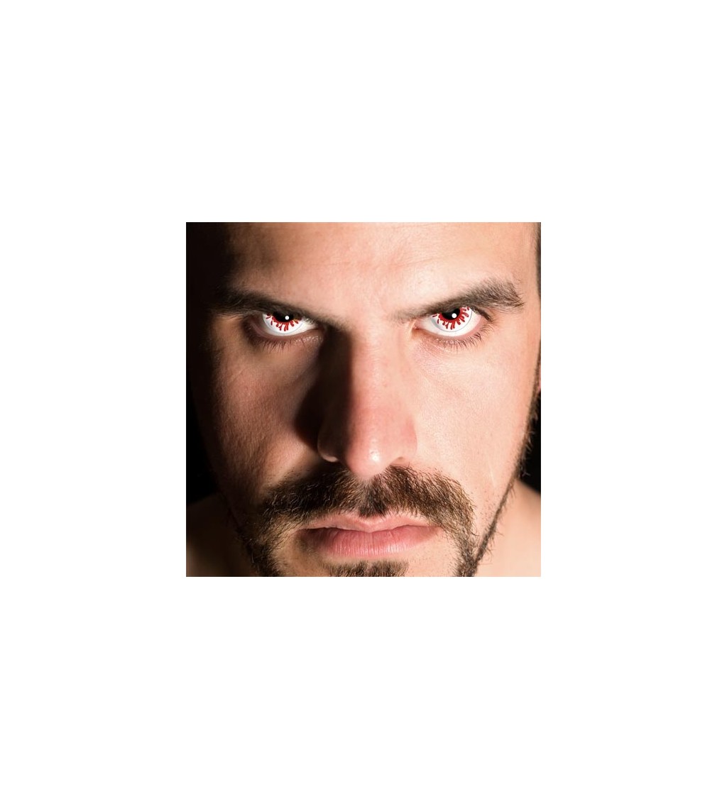 Kontaktní čočky do očí - Krvavé oči