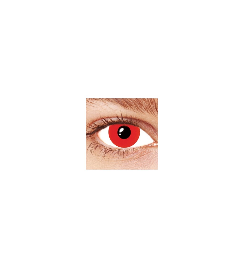 Kontaktní čočky do očí - Červené