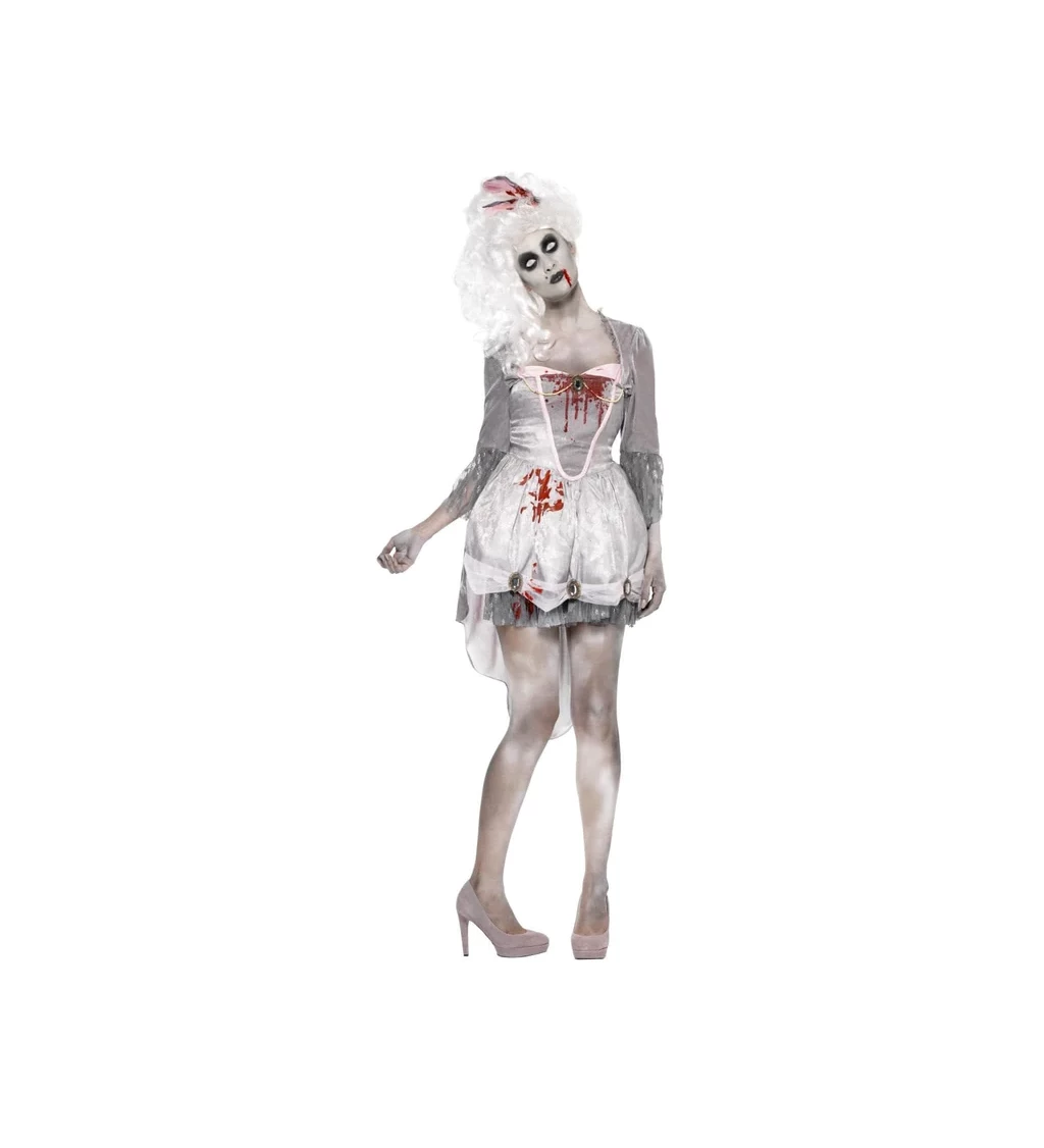 Kostým pro ženy - Zombie barokní komtesa