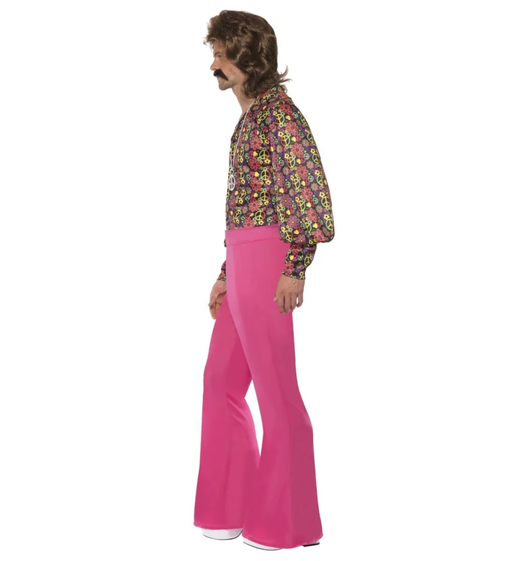 Kostým pro muže - 60. léta pánský růžový