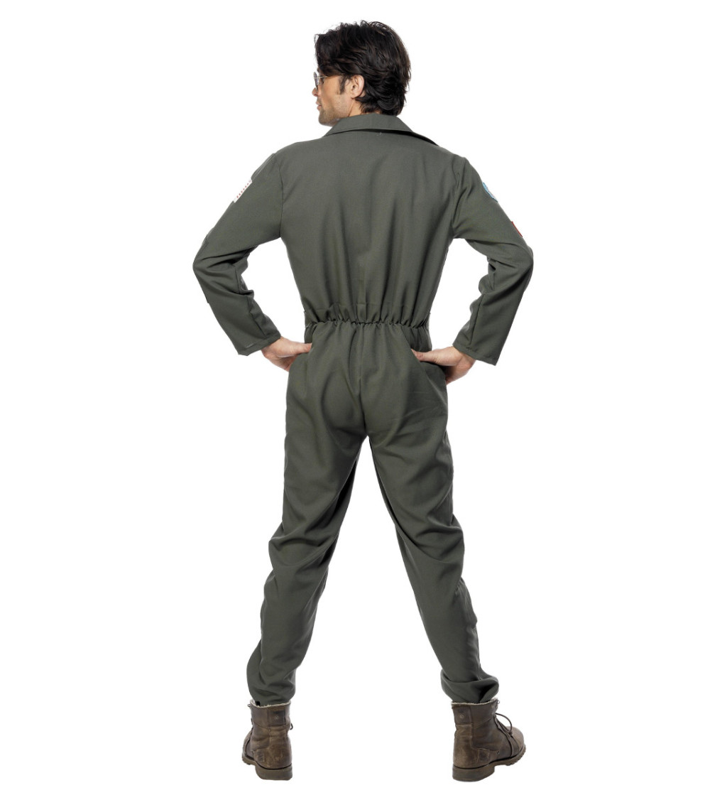 Kostým pro muže - Pilot deluxe Top Gun