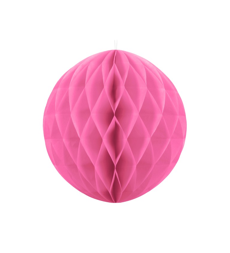 Dekorační koule - růžová, 20 cm
