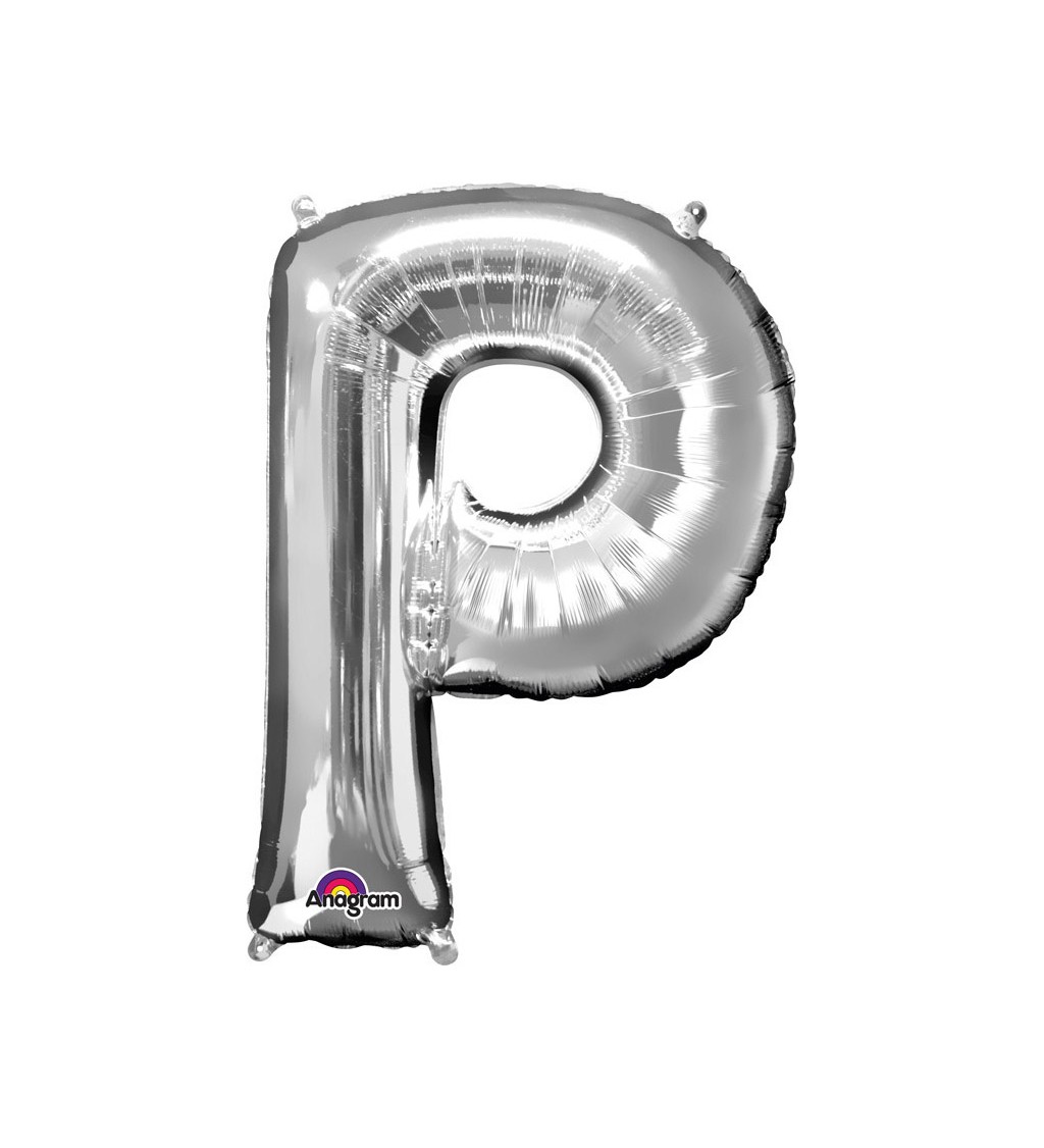 Fóliový balónek stříbrné P